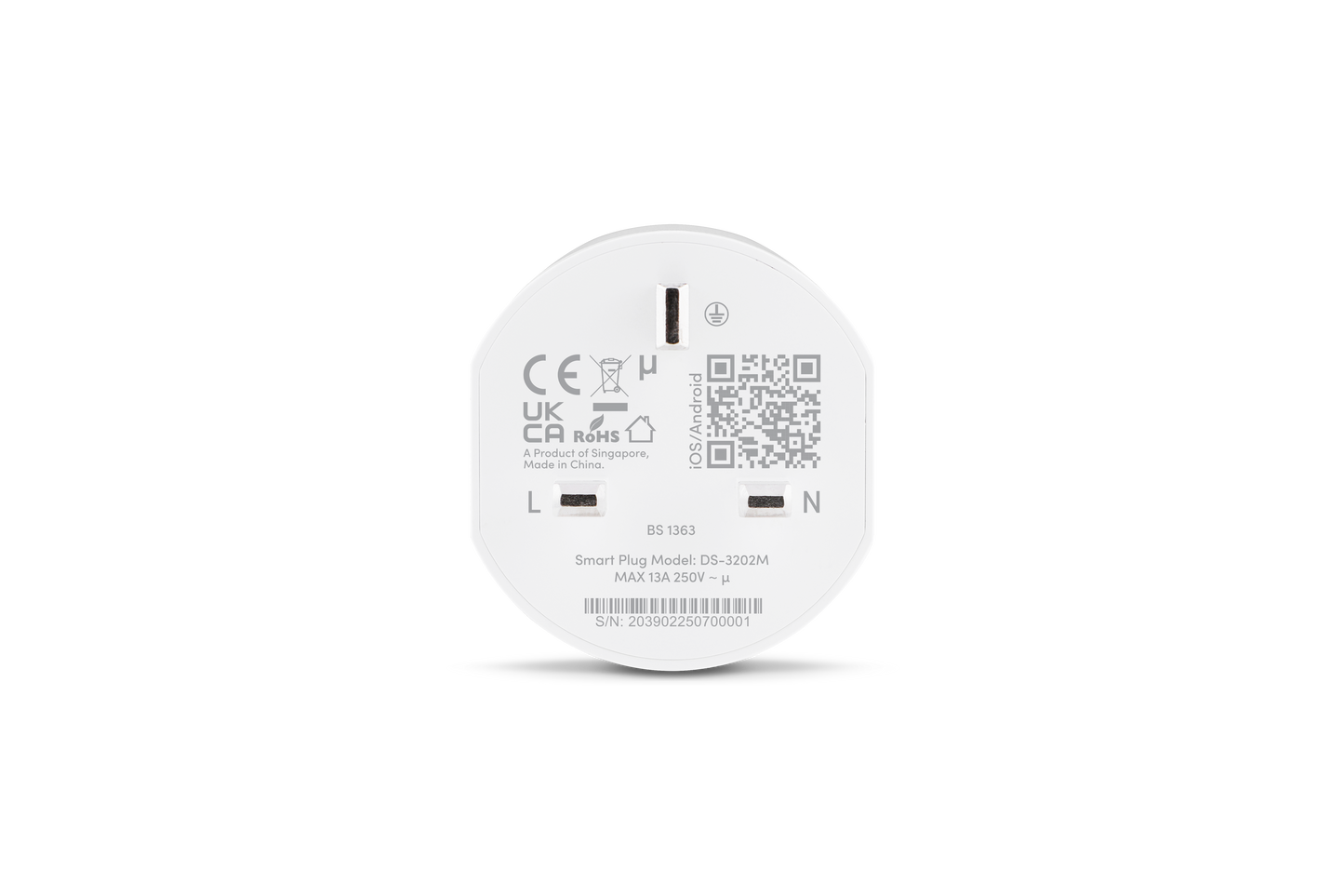 Wi-Fi Smart Plug with Energy Monitoring (UK 3-pin) (V3)