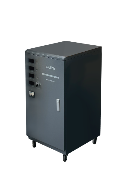 3-phase AVR Servo Motor Controlled with Digital Display - 6KVA to 100KVA