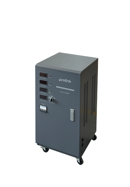 3-phase AVR Servo Motor Controlled with Digital Display - 6KVA to 100KVA
