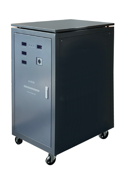 3-phase AVR Servo Motor Controlled with Digital Display - 6KVA to 100KVA