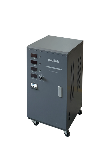 3-phase AVR Servo Motor Controlled with Digital Display - 6KVA to 100KVA