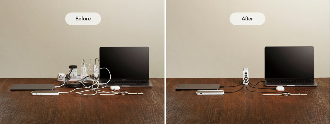 The Importance of a Clutter-Free Work Desk and the Role of a Reliable USB Charger and Cable