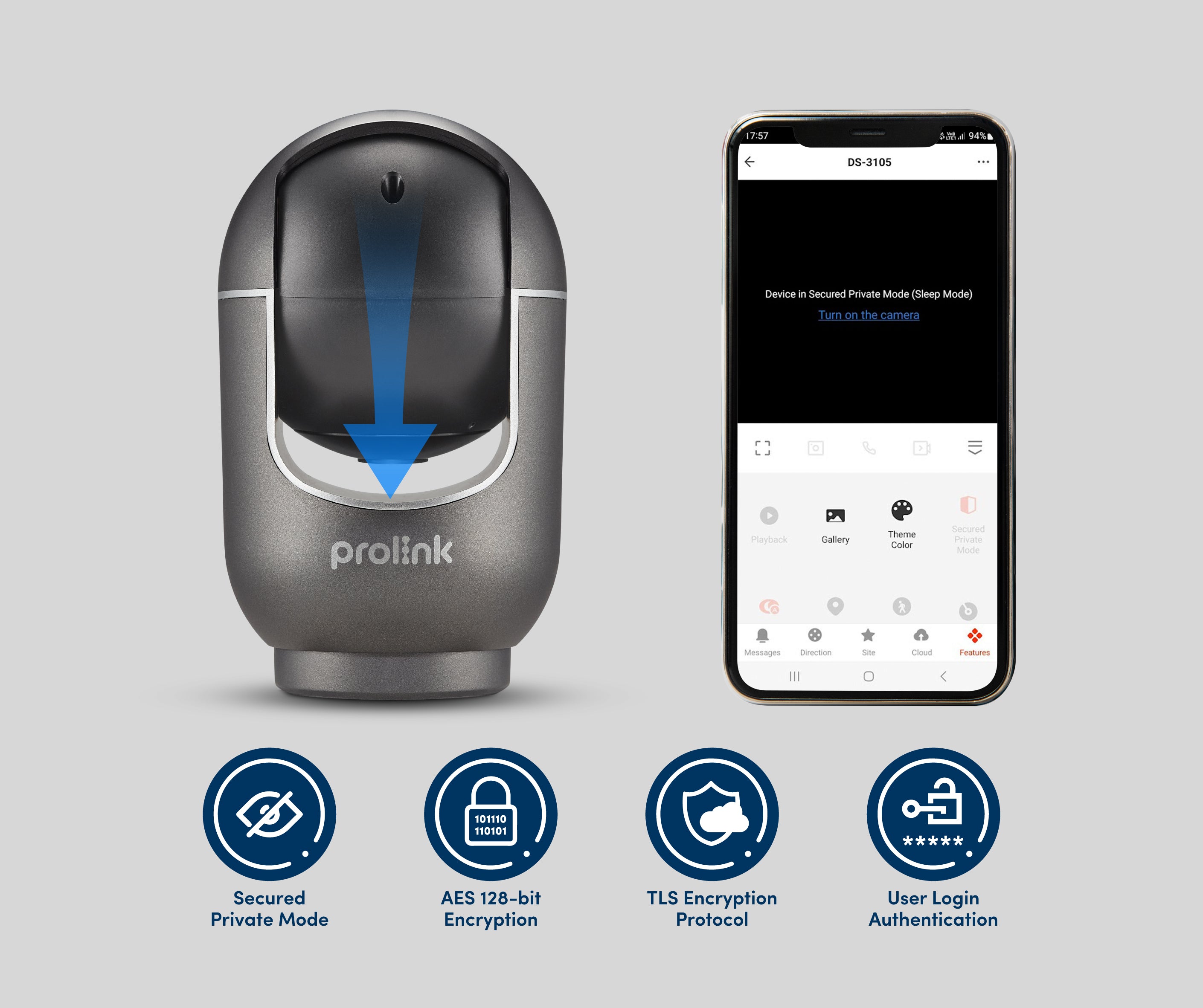 Prolink | Dual Band 3MP Home Security Camera