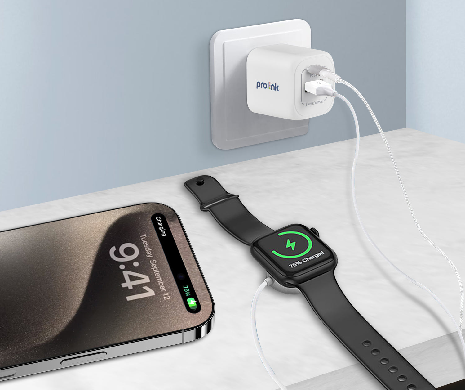 Prolink | 20W 2-Port Travel Wall Charger