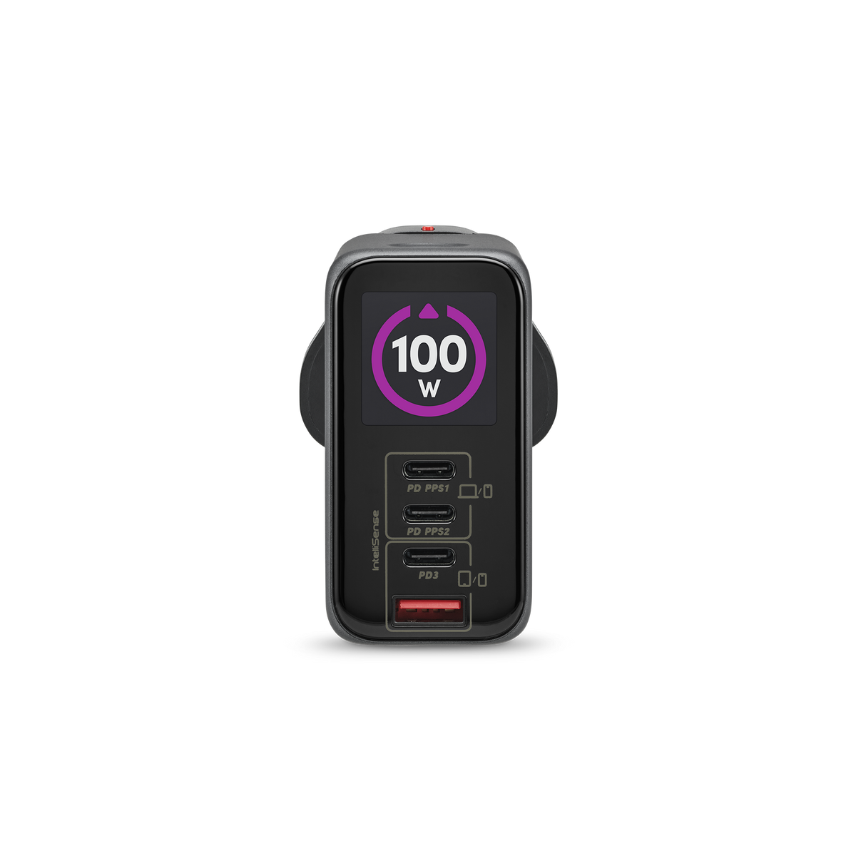 100W 4-port GaN TFT Display Charger