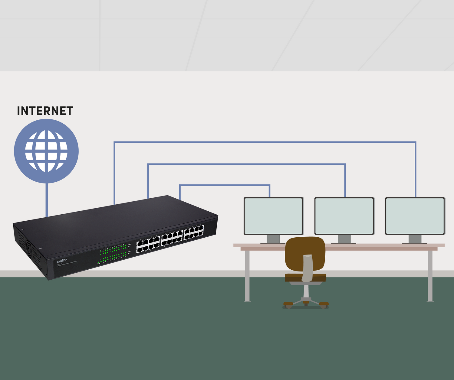 Prolink | 24-Port Gigabit Ethernet Switch