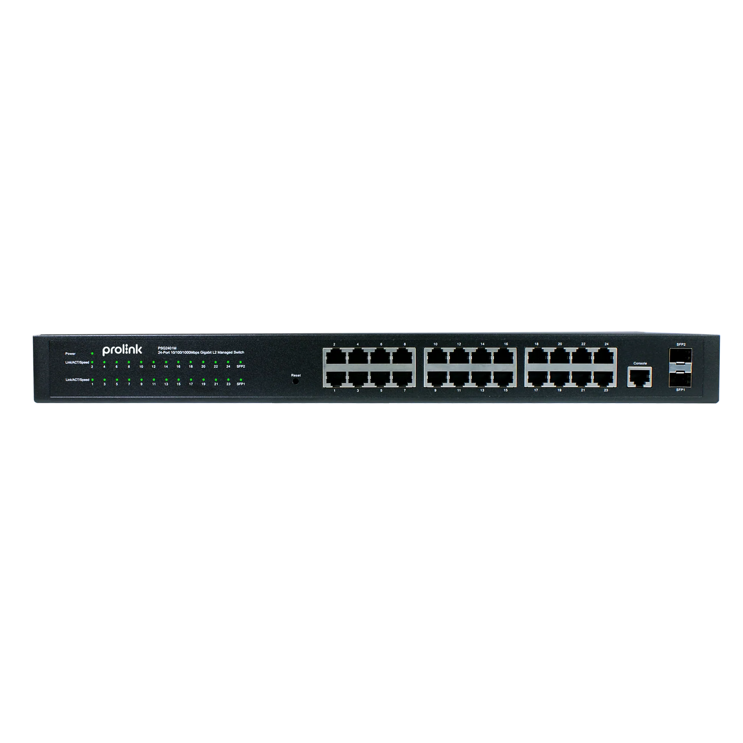 24-Port + 2-Port SFP Gigabit Ethernet L2 Managed Switch