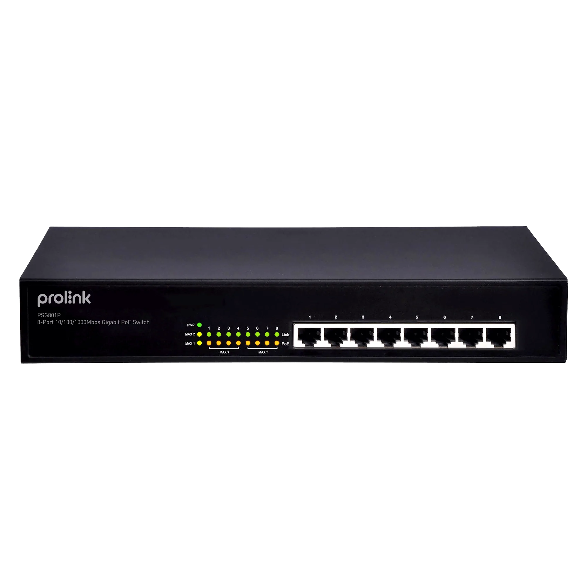 Prolink | 8-Port Gigabit PoE Ethernet Switch