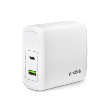 60W 2-port USB Wall Charger (Power Delivery)